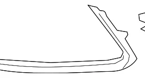 Trim Molding - Mazda (TK50-50-130A)