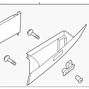 Glove Box Assembly - Mazda (TD11-64-030K-02)