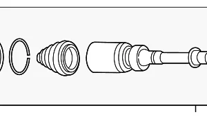 Inner Joint Assembly - Mazda (FTB6-22-520)