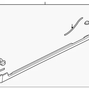 Rocker Molding - Mazda (BP4K-51-P40C-87)