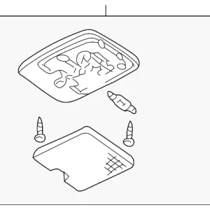 Overhead Lamp - Mazda (GG2A-51-310-27)