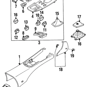 Ashtray - Mazda (FD01-64-610A-00)