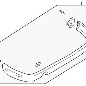 Spoiler Assembly - Mazda (L093-51-980C-08)