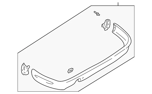 Spoiler Assembly - Mazda (L093-51-980C-10)