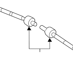 Inner Tie Rod - Mazda (BCKA-32-240)