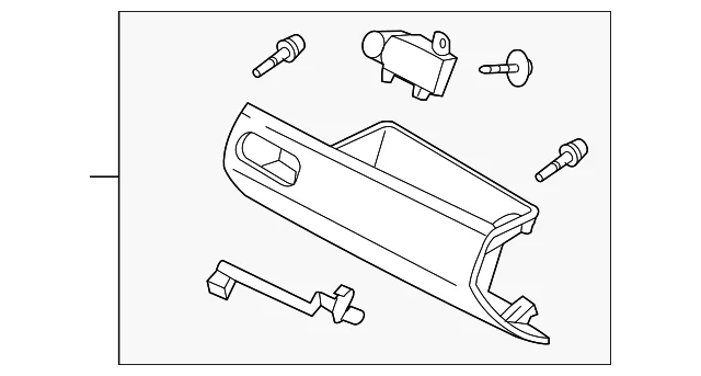 Glove Box Assembly - Mazda (EG23-64-030A-02)