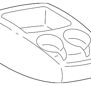 Console Panel - Mazda (1F00-64-310A)
