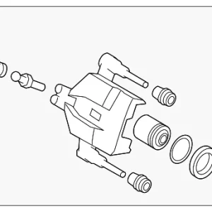 Disc Brake Caliper - Mazda (L232-26-71XA)