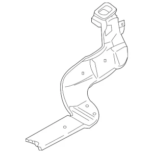 Rear Duct - Mazda (EG21-61-272A)