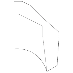 Rear Body Trim Cover - Mazda (BP4K-68-893A-02)
