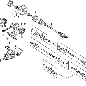 Axle Shafts - Mazda (T005-27-270B)