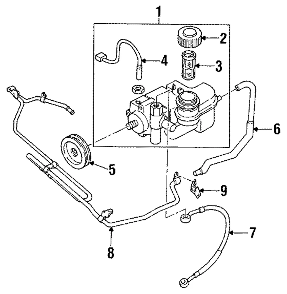 Return Pipe Clamp - Mazda (FD01-32-683A)