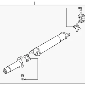 Drive Shaft Assembly - Mazda (1F60-25-100B)