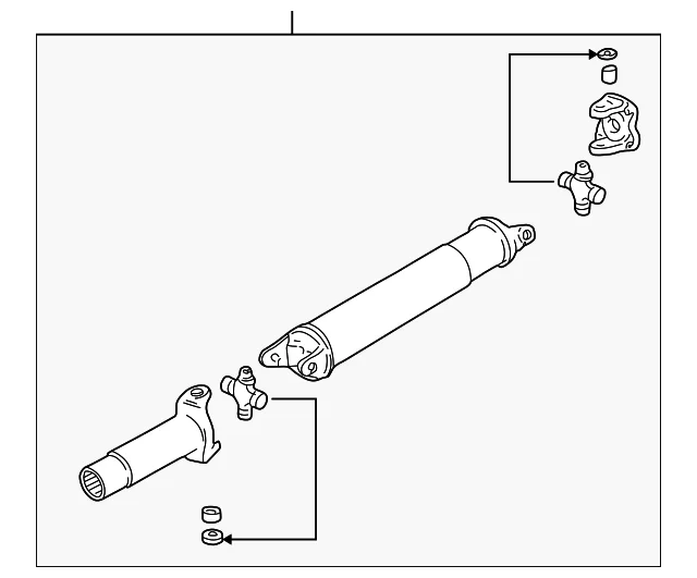 Drive Shaft Assembly - Mazda (ZZR2-25-100)