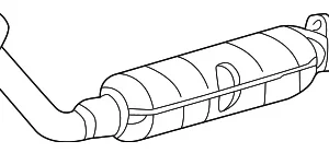 Catalytic Converter - Mazda (1F20-20-500A)