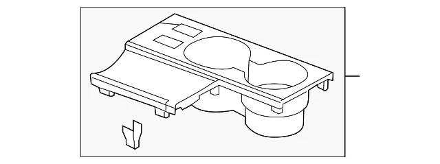Cup Holder - Mazda (CE49-64-39X-02)