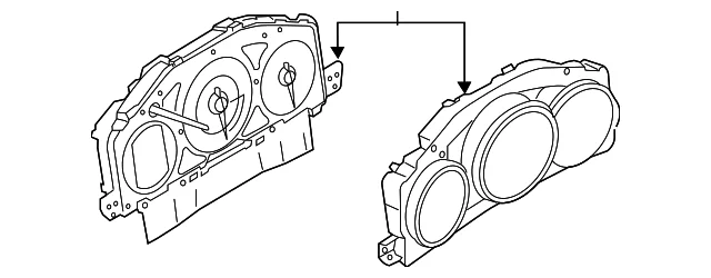 Inst Cluster - Mazda (NG7N-55-471)