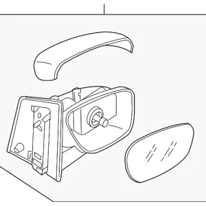 Mirror - Mazda (L208-69-1A1A-06)