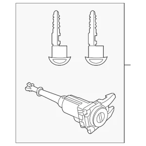 Lock Cylinder - Mazda (BCY0-76-220)