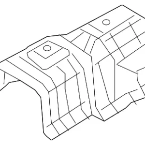 Center Shield - Mazda (KB7W-56-444)