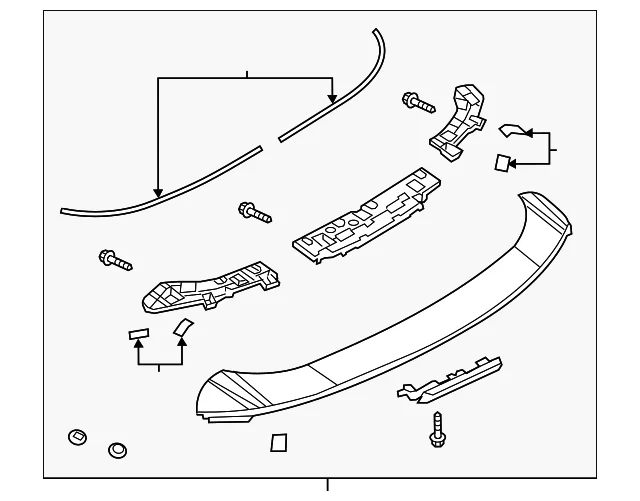 Spoiler Assembly - Mazda (BHN9-51-960C-62)