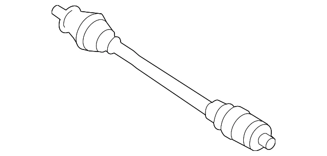 Axle Assembly - Mazda (GG61-25-500)