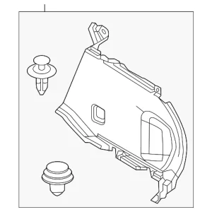 Quarter Trim Panel - Mazda (D44K-68-850A-02)