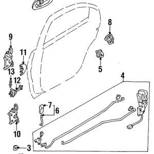 Door Check - Mazda (BC1D-72-270B)