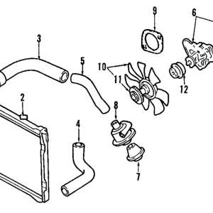 Pulley - Mazda (JE57-15-131)