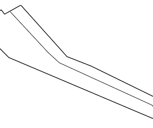 Upper Molding - Mazda (BDTS-64-47XA-02)