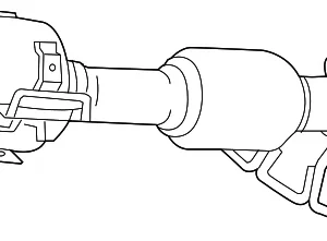 Catalytic Converter - Mazda (L353-20-55XG)