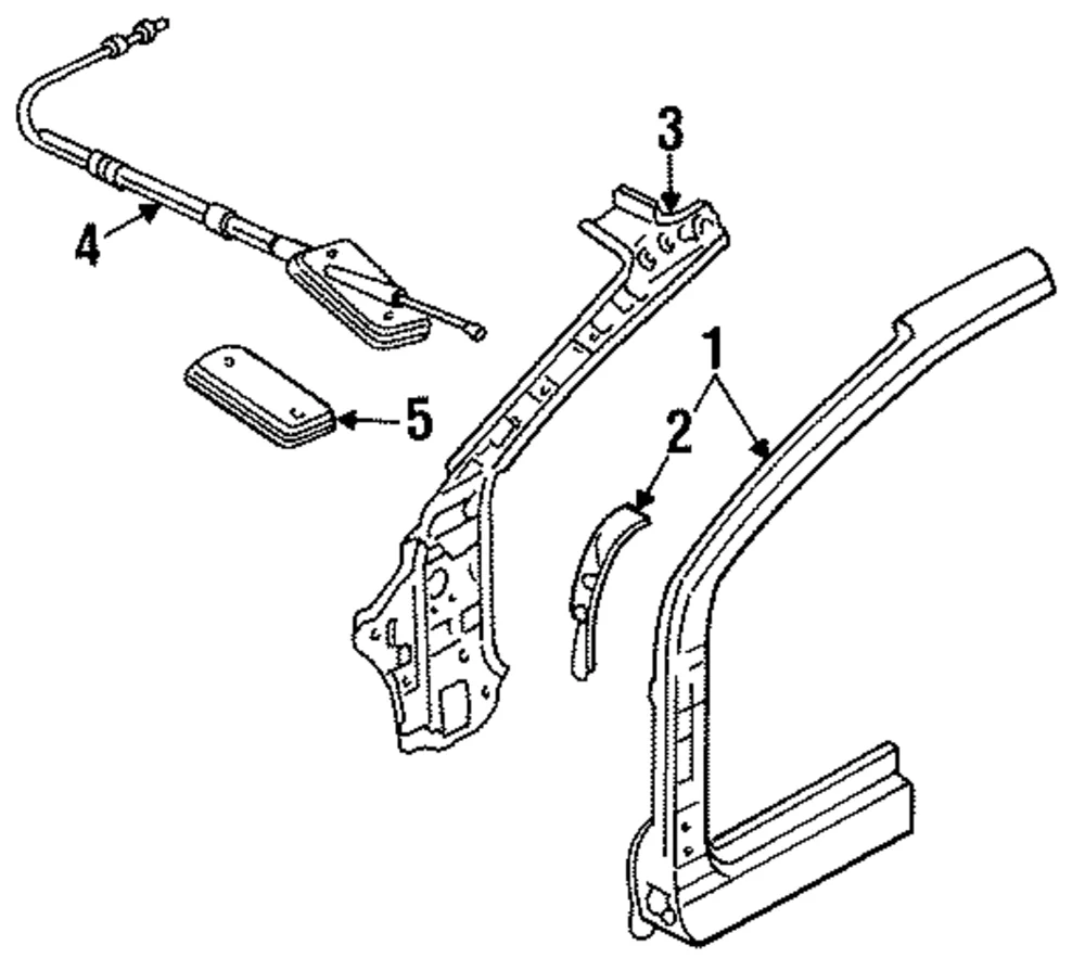 Antenna Assembly - Mazda (0000-81-930B-CR)