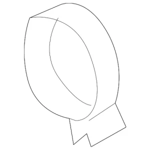 Upper Hose Clamp - Mazda (CY01-15-182)