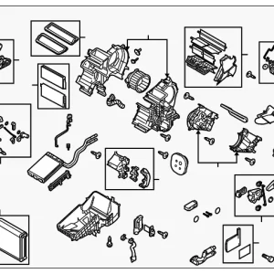 AC & Heater Assembly - Mazda (BBM4-61-130D)