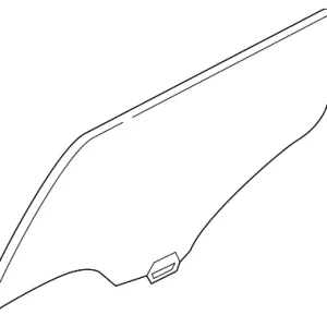 Door Glass - Mazda (DL8V-72-510)