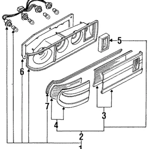 Trim Molding - Mazda (FC01-51-159A)