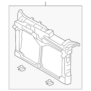 Radiator Support - Mazda (GS3L-53-110E)