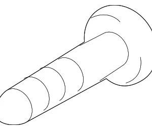 Fan Motor Screw - Mazda (P51N-15-T52)