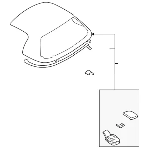 Roof Panel - Mazda (NC10-R1-82XB-50)