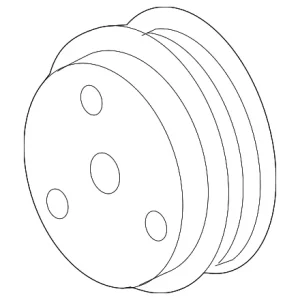 Pulley - Mazda (N3H1-15-131)