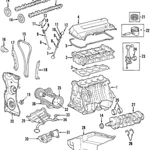 Camshaft - Mazda (1F20-12-440)