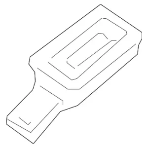 Roof Molding Front Cap - Mazda (F152-50-9H1C-12)