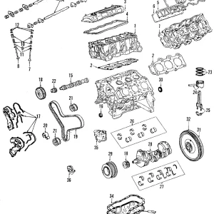 Front Cover Gasket - Mazda (JF01-10-503)