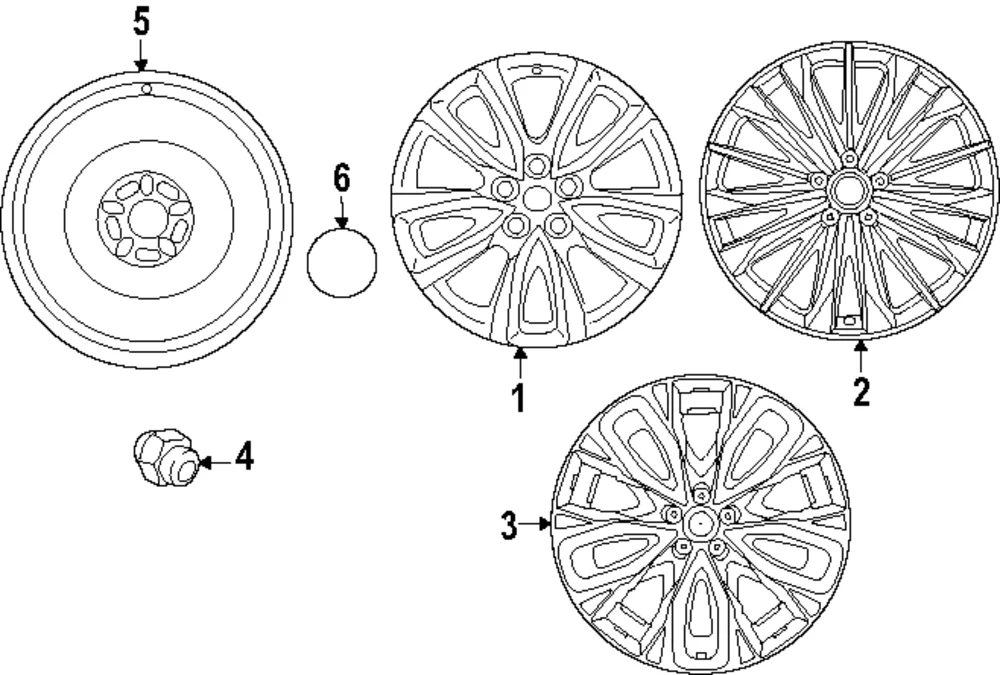 Wheel, Alloy - Mazda (9965-02-9510)
