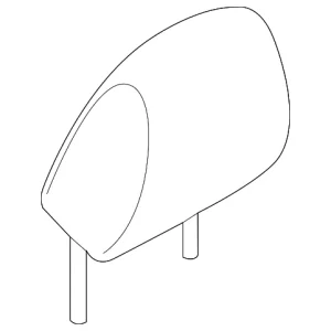 Headrest - Mazda (BLE3-88-140-02)