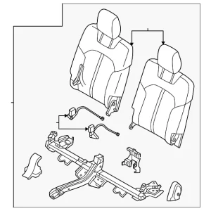 Seat Back Assembly - Mazda (KEWM-57-30XC-23)