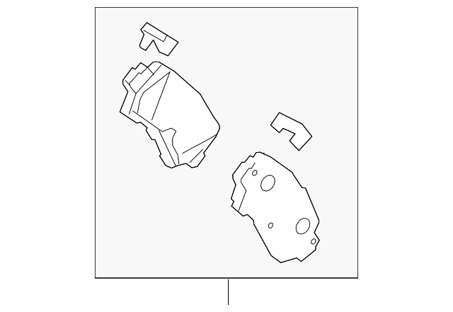 Brake Pads Rear - Mazda (K0Y1-26-48ZD)