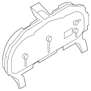 Cluster Assembly - Mazda (EH45-55-471C)
