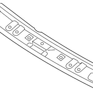 Windshield Header - Mazda (BP4K-70-641B)