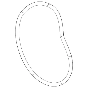 Housing Gasket - Mazda (PXK7-15-116)